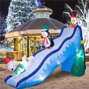 8.2 FT Tall Inflatable Christmas Decor - Christmas Inflatables Outdoor Decor